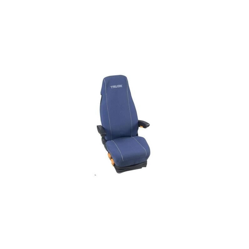 Quilted Cotton Cover Blue Logo Truck