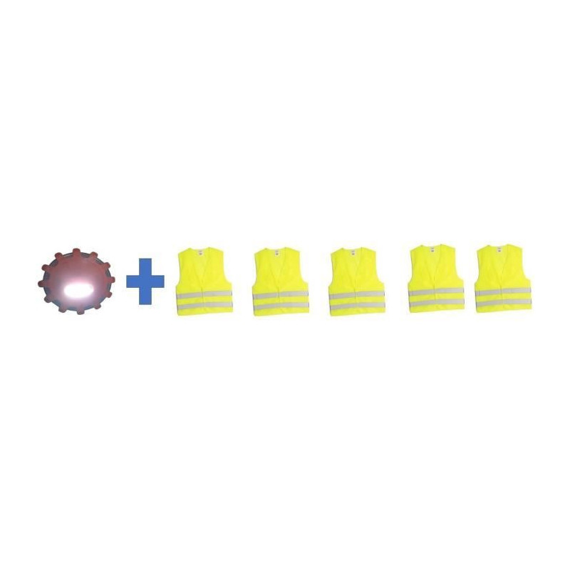 Safety Pack - HTC EQUIPEMENT - 1 15 LED luminous warning disc + 5 XL a