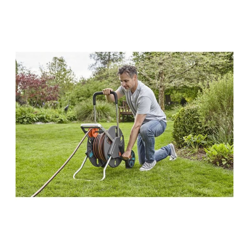 Gardena Dévidoir Cleverroll Size L-Max 100m length-adapted Large gard