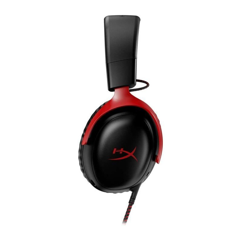 HyperX Cloud III Wired Gaming Headset - for PC & Console - Black/Red