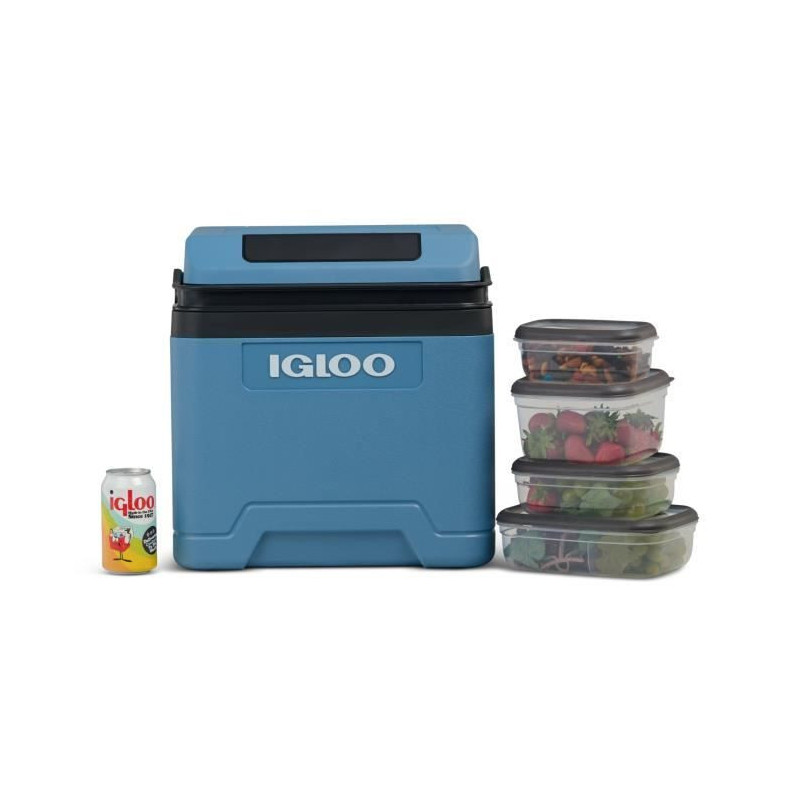 Electric cooler - IGLOO - 12 V - Modern blue - 24 L