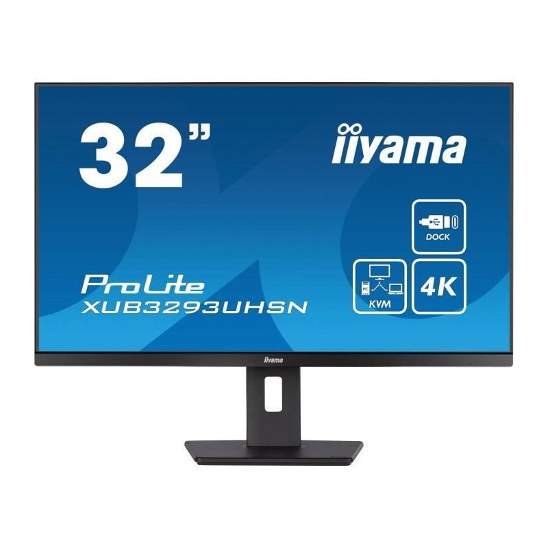 PC screen - IIYAMA - XUB3293UHSN-B5 - 32 IPS LED 4K 3840 x 2160 - 4ms