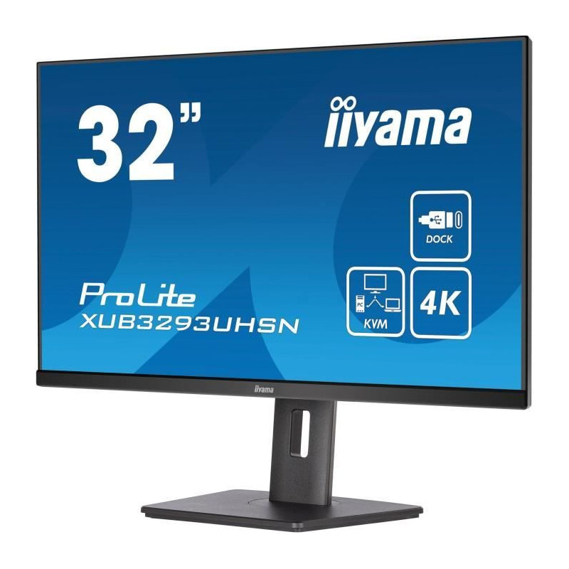 PC screen - IIYAMA - XUB3293UHSN-B5 - 32 IPS LED 4K 3840 x 2160 - 4ms