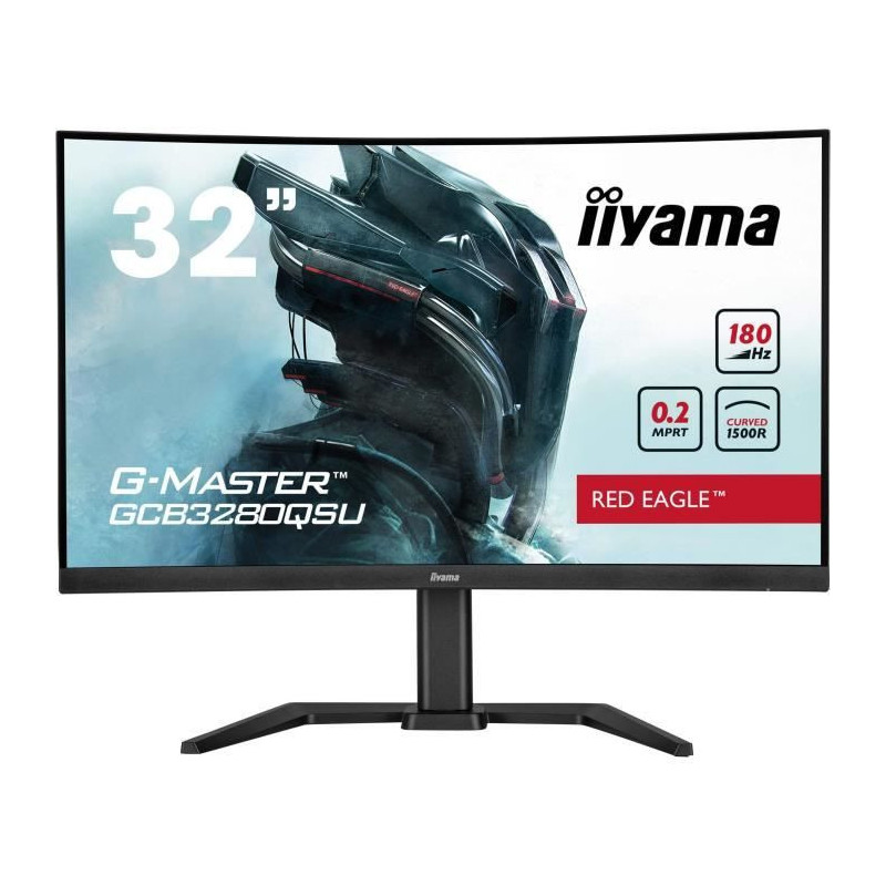 PC Monitor - IIYAMA - GCB3280QSU-B2 - 31.5 QHD - VA - 180Hz - 0.2ms -