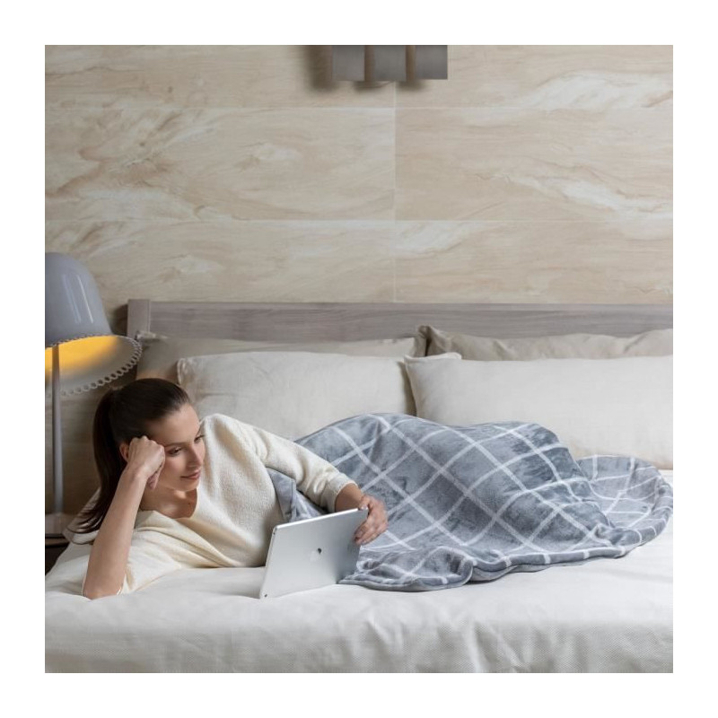 Heated Blanket - Imetec - Heated blanket 150x110 cm - 6 Temperatures -
