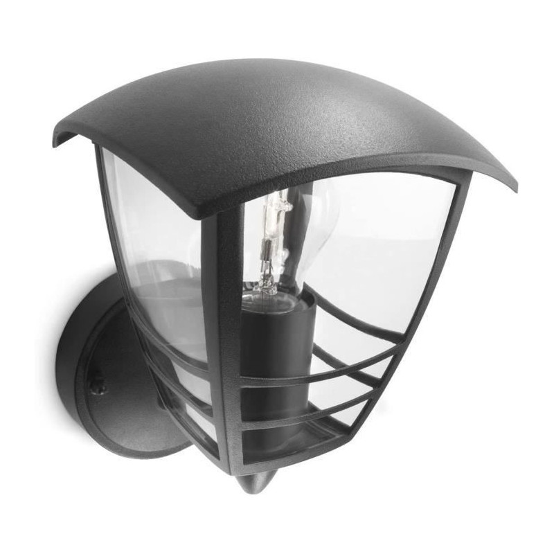 Creek-Appliance of rising metal outdoor H20cm black philips
