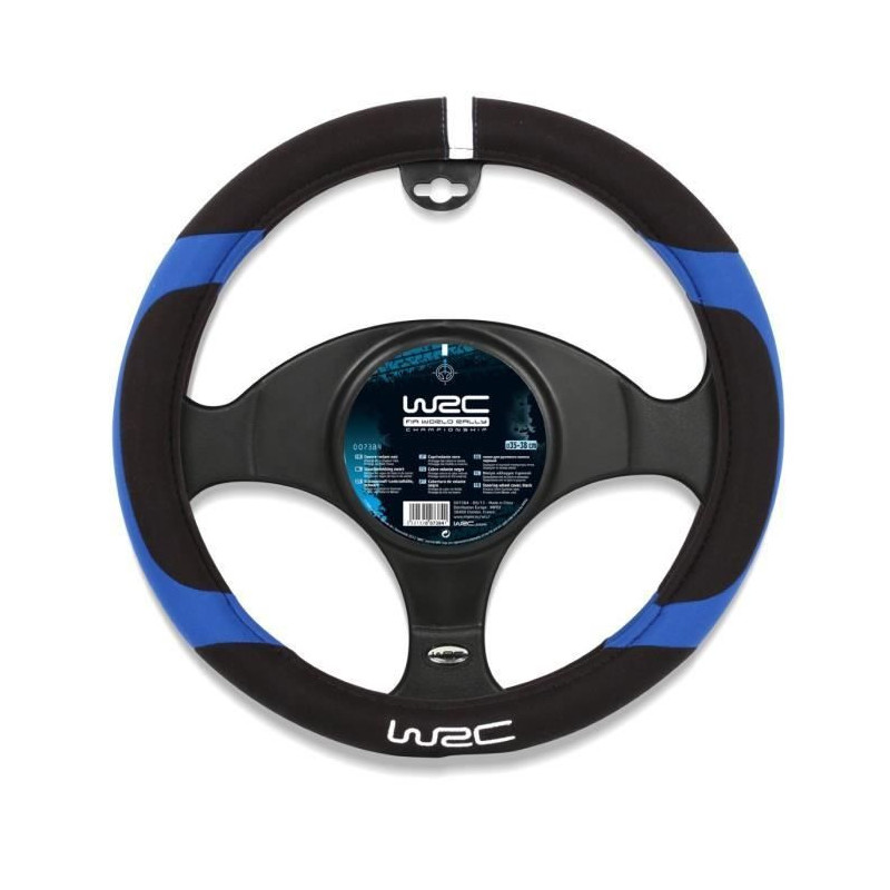 Blue Race steering wheel cover