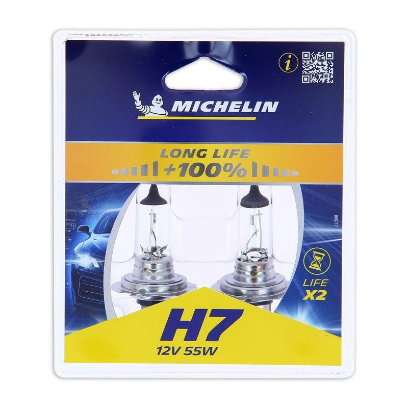 MICHELIN Life +50% 2 H7 12V 55W