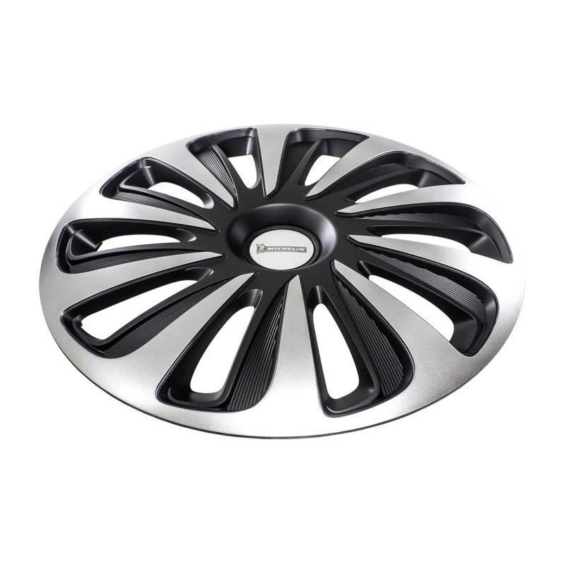 MICHELIN Wheel cover 15 NVS 3D by 4 in a box Black