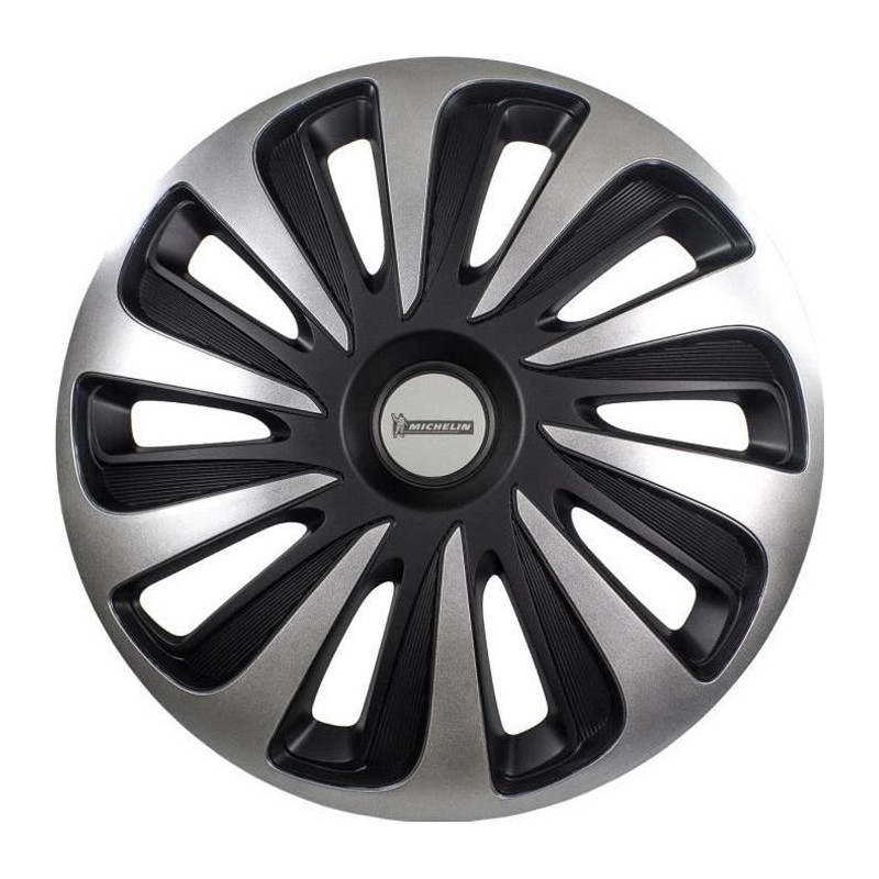 MICHELIN Wheel cover 17 NVS 3D by 4 in a box Black