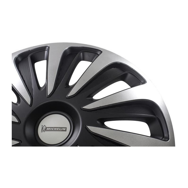 MICHELIN Wheel cover 17 NVS 3D by 4 in a box Black