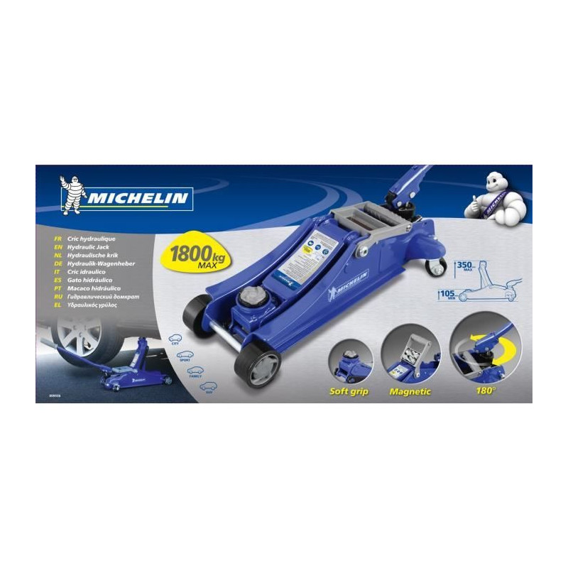 MICHELIN Hydraulic Jack Ultra Flat Rake 1800 Kg