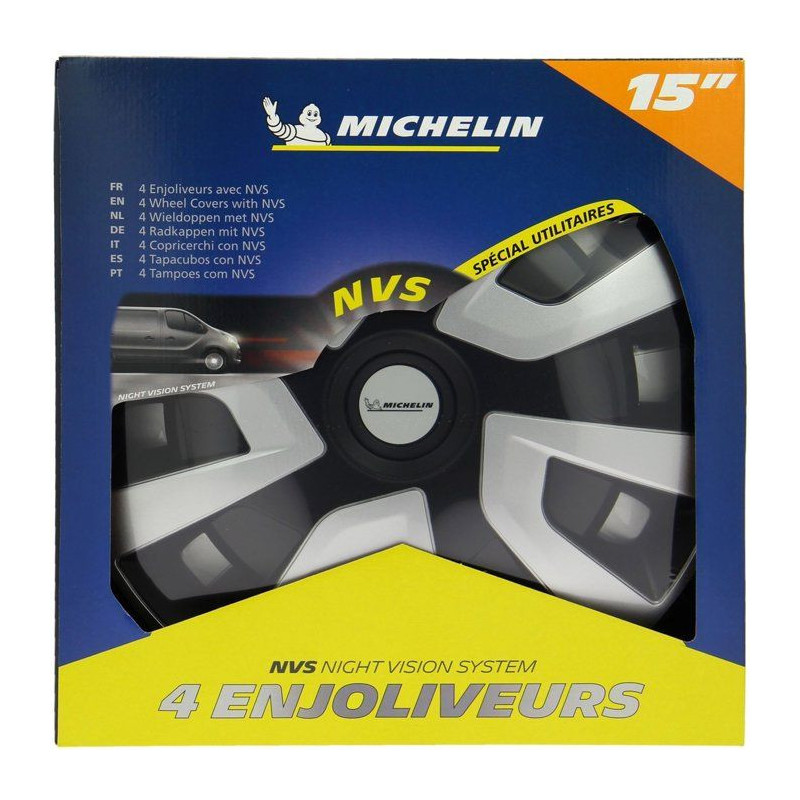 MICHELIN Set of 4 wheel trims - 15 - NVS special utilities