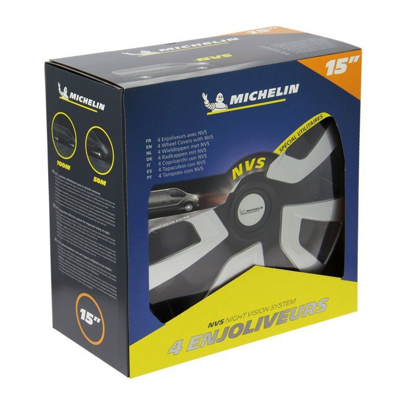 MICHELIN Set of 4 wheel trims - 15 - NVS special utilities