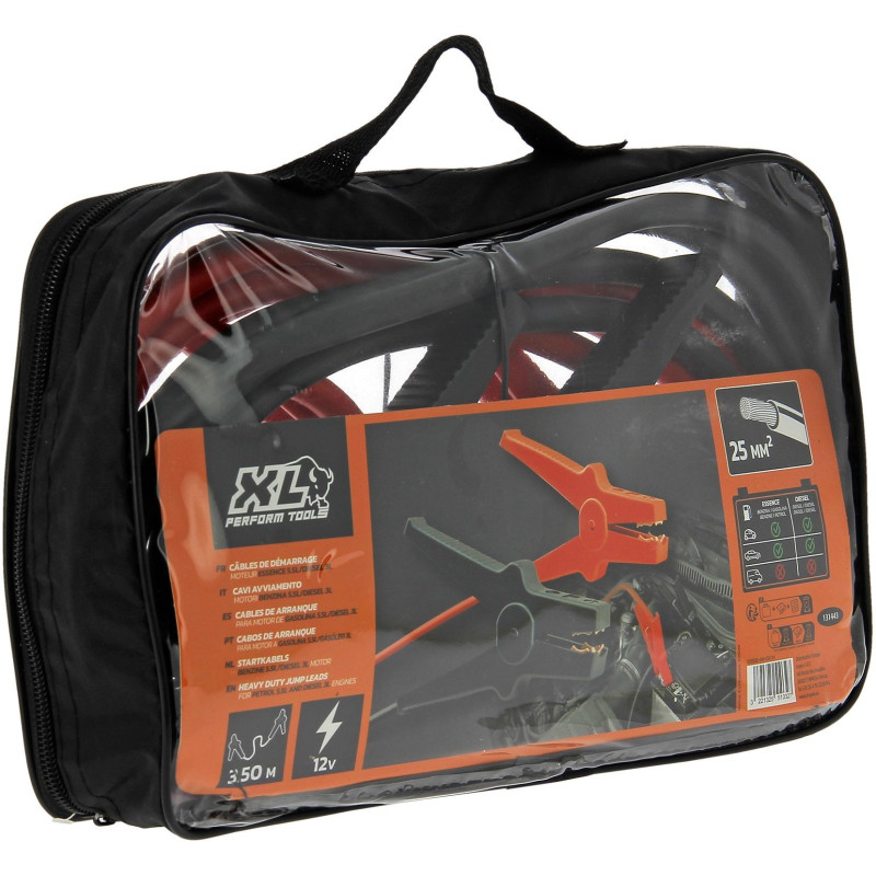 XL PERFORM TOOLS 25mm² DIN starting cables - Diesel engine 5,5l - 25m