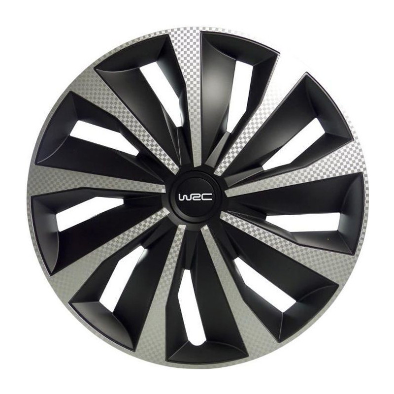 WRC Box 4 Hubcaps 16 Carbon Style