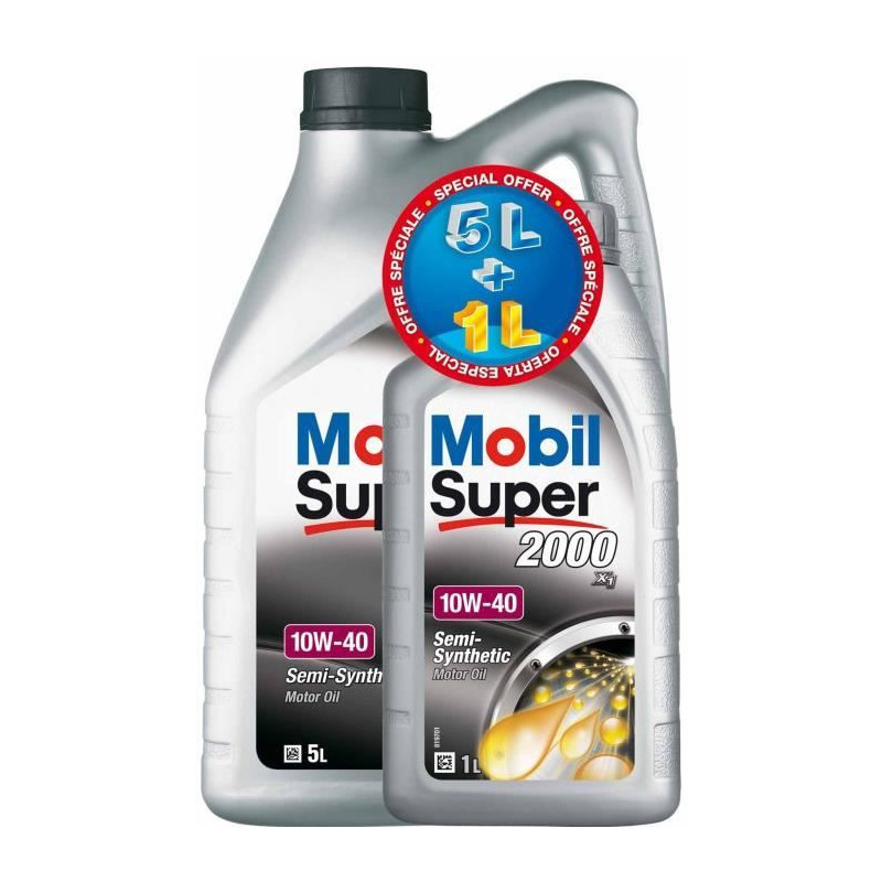 MOBIL Oil S2000 10W40 5 + 1L Free