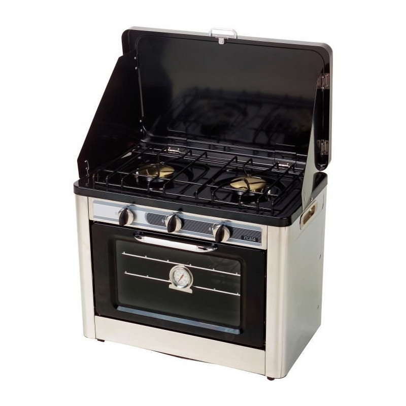 Combined oven/2 burner camping stove - INCASA - 016463