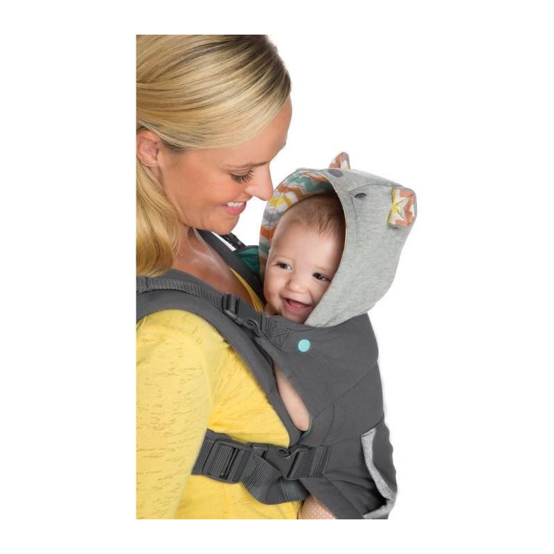 INFANTINO Cuddle Up Bear Baby Carrier - 2 modes: ventral facing and do