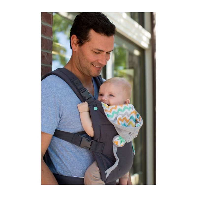 INFANTINO Cuddle Up Bear Baby Carrier - 2 modes: ventral facing and do