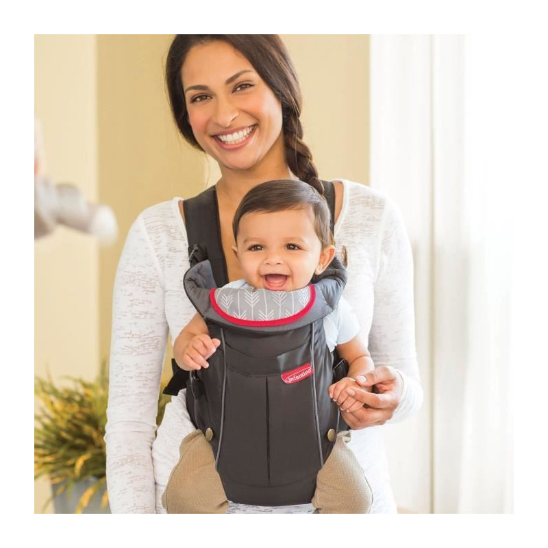 INFANTINO Baby Carrier - Swift - Ergonomic - Black/Blue - For Babies f