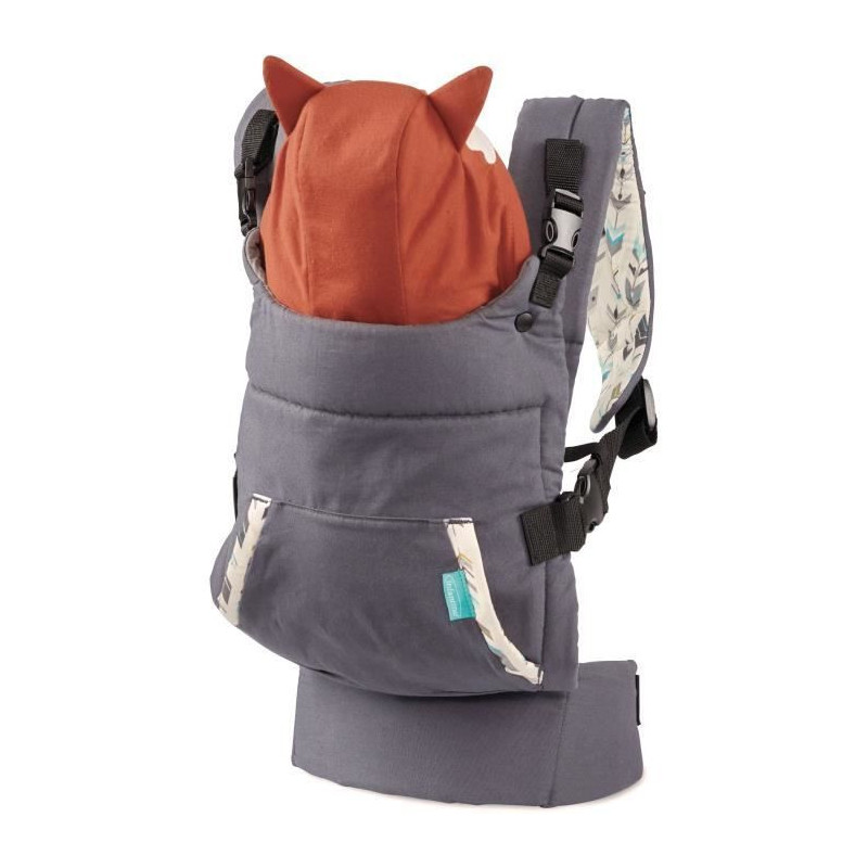 INFANTINO Cuddle Up Fox Baby Carrier - 2 modes: ventral facing and dor