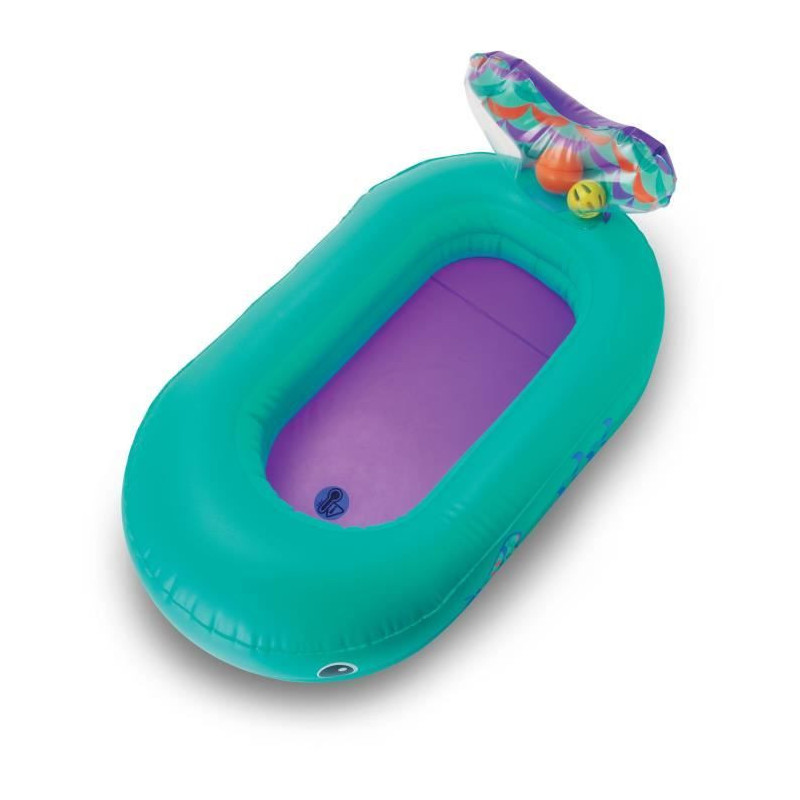 Infantino whale inflatable bathtub - Integrated playing balls and ther