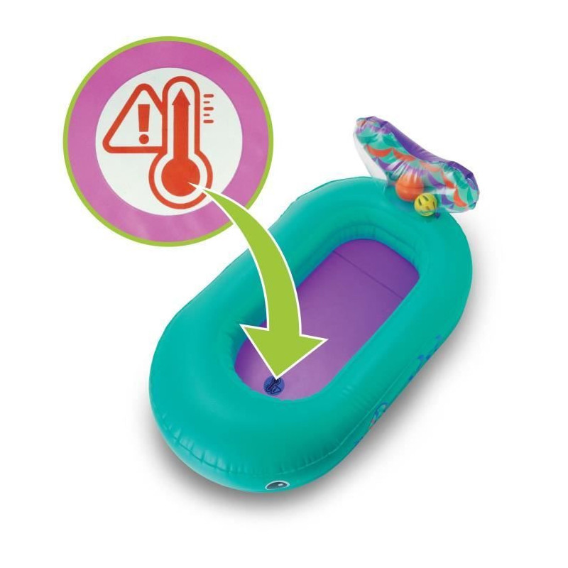 Infantino whale inflatable bathtub - Integrated playing balls and ther