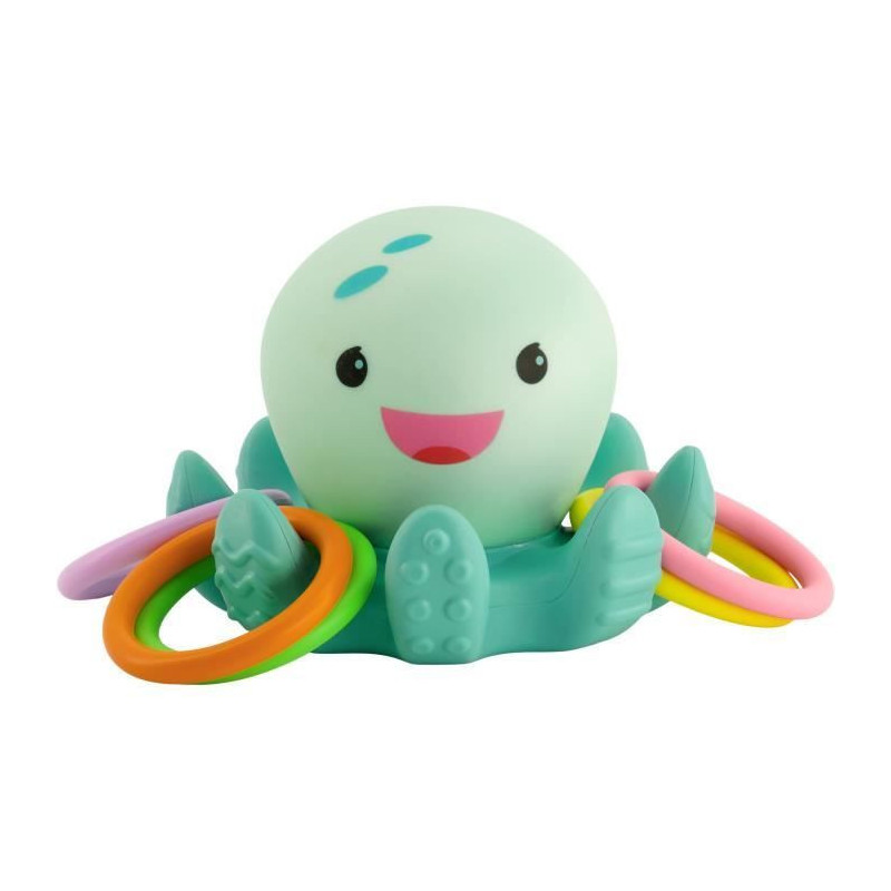 Bath toy - INFANTINO - Luminous bath octopus with rings