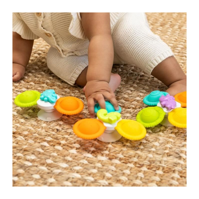 Set of 3 spinners - INFANTINO - 305289 - Silicone