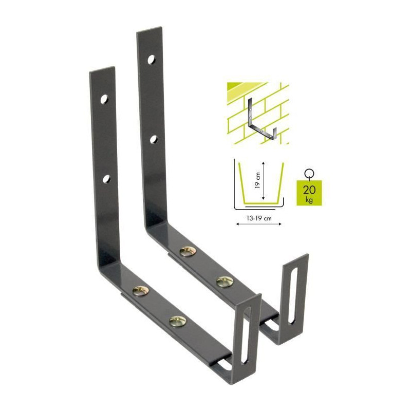 Wall Hook - GARDEN ID - Adjustable 1x - Versatile - Load 20 kg - Intel