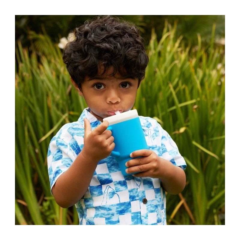 My first cup - INFANTINO - Silicone - Ocean blue