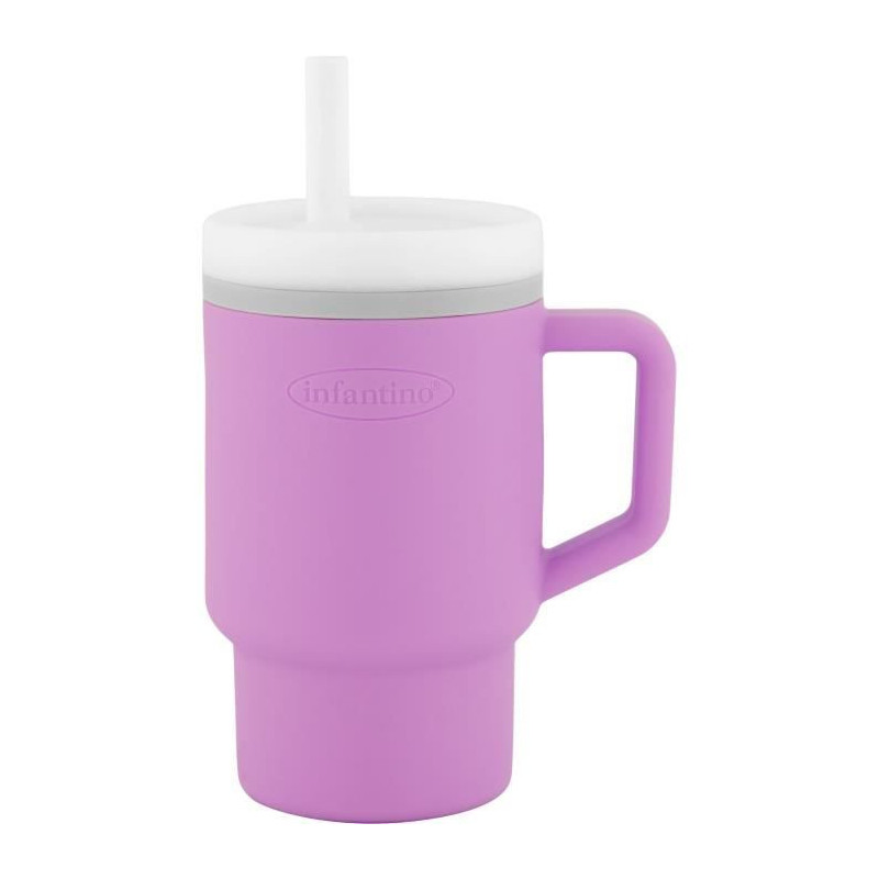 My first cup - INFANTINO - Silicone - Lilac mauve