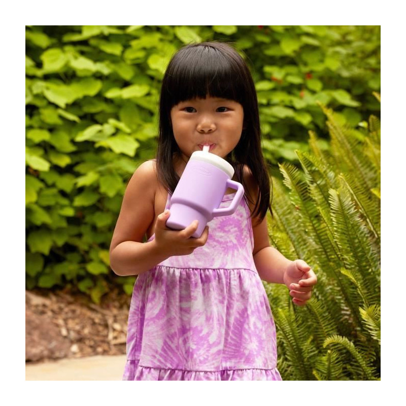 My first cup - INFANTINO - Silicone - Lilac mauve