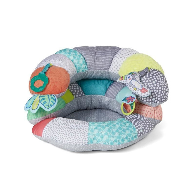 2-in-1 Infantino Tummy Time activity cushion