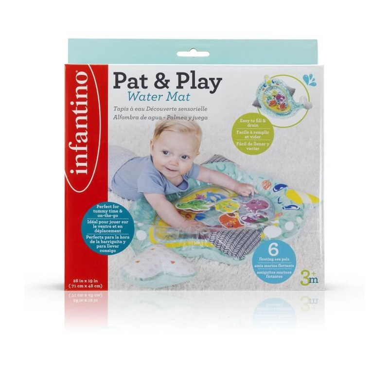 INFANTINO Sea Unicorn Sensory Discovery Water Mat - 71 x 48 cm