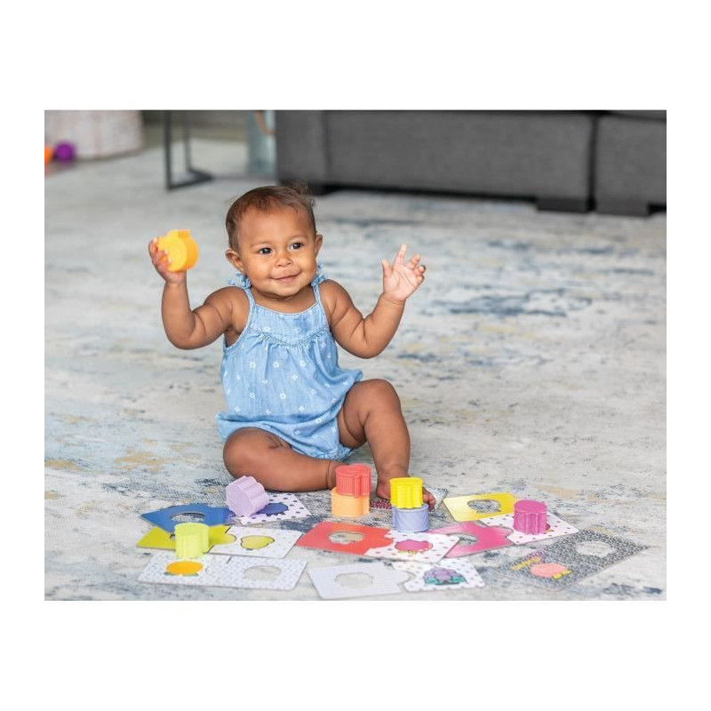 Shape puzzle - INFANTINO - 315195 - Sensory - 24 pieces