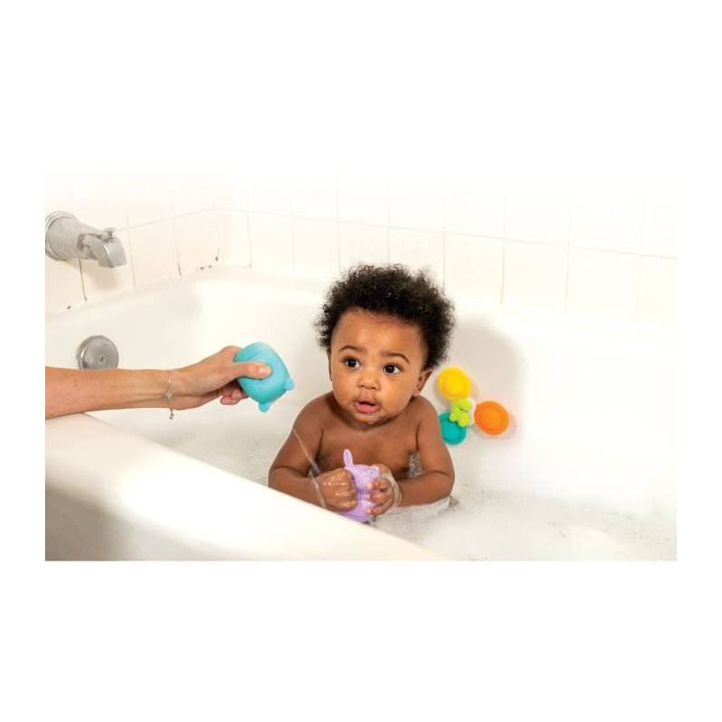 Bath set - INFANTINO - 315341 - 11 pieces - Silicone