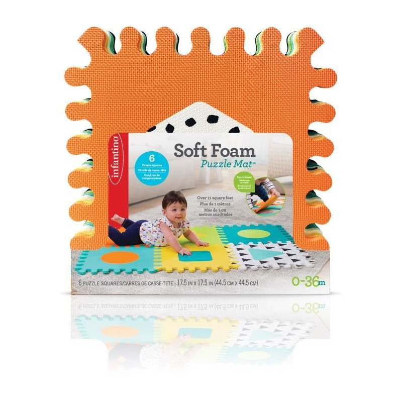INFANTINO - Set of 6 foam tiles