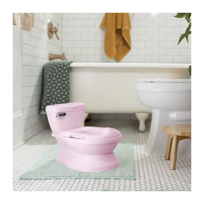 INGENUITY Mini Toilet for Girls with Child Toilet Reducer Included, Mu
