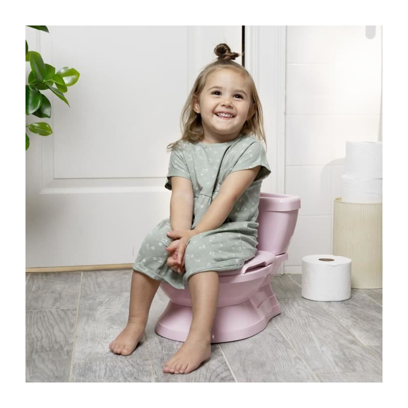 INGENUITY Mini Toilet for Girls with Child Toilet Reducer Included, Mu
