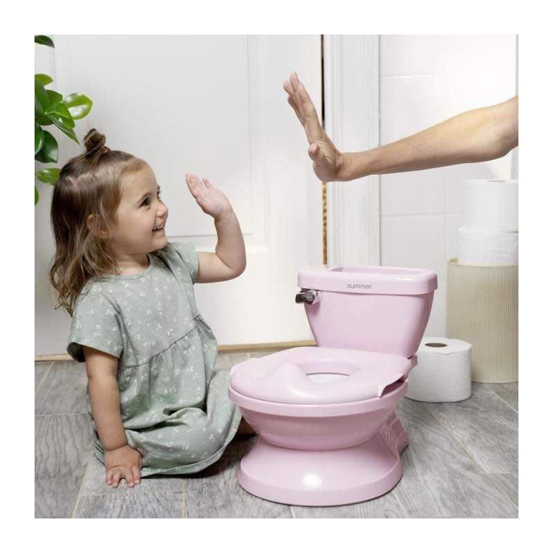 INGENUITY Mini Toilet for Girls with Child Toilet Reducer Included, Mu