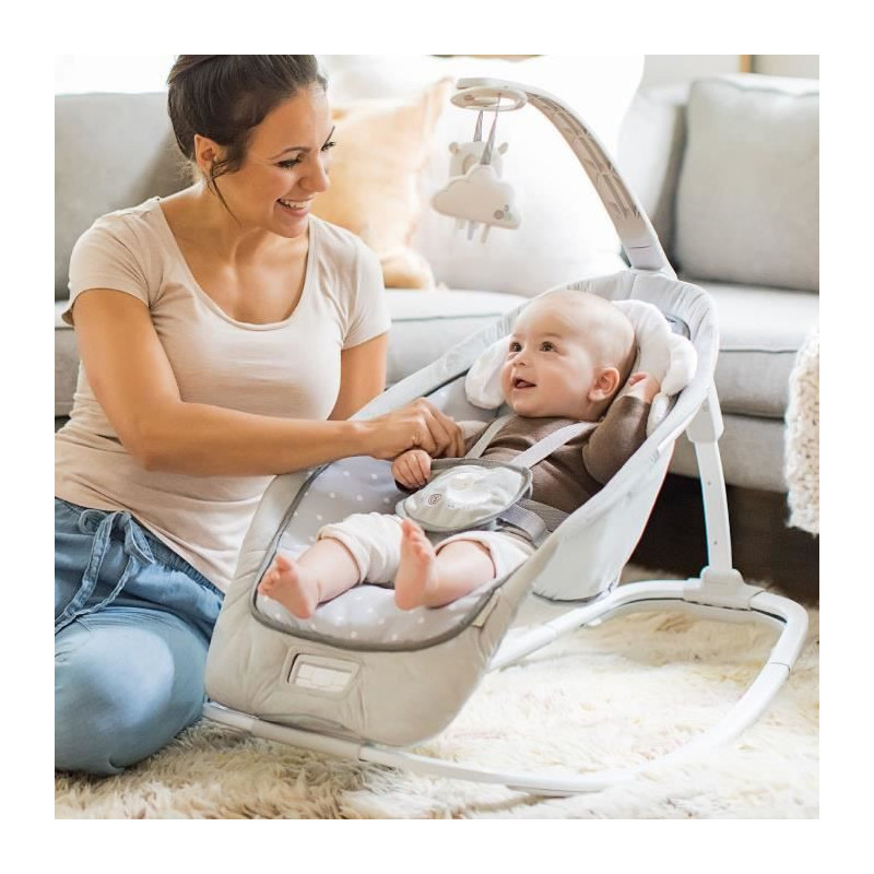 INGENUITY Automatic swinging bouncer - Cuddle Lamb