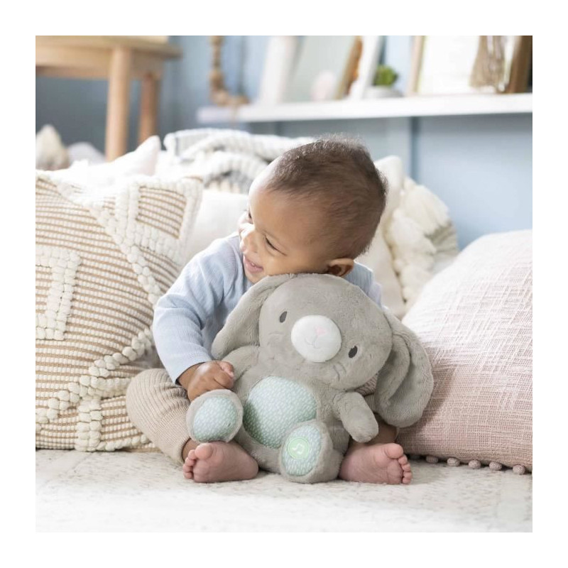INGENUITY Sylvi baby rabbit comforter, soft toy, soothing melodies and