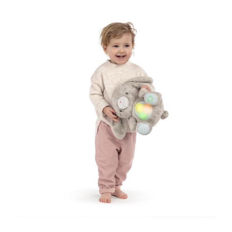 INGENUITY Sylvi baby rabbit comforter, soft toy, soothing melodies and