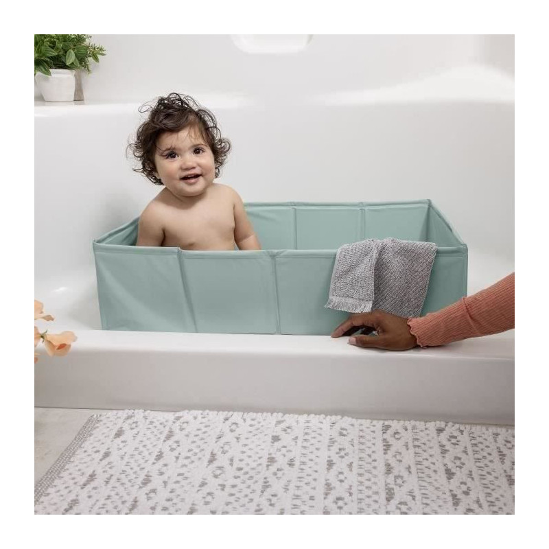 Foldable baby bath - INGENUITY - Portable - Waterproof lining - Easy t