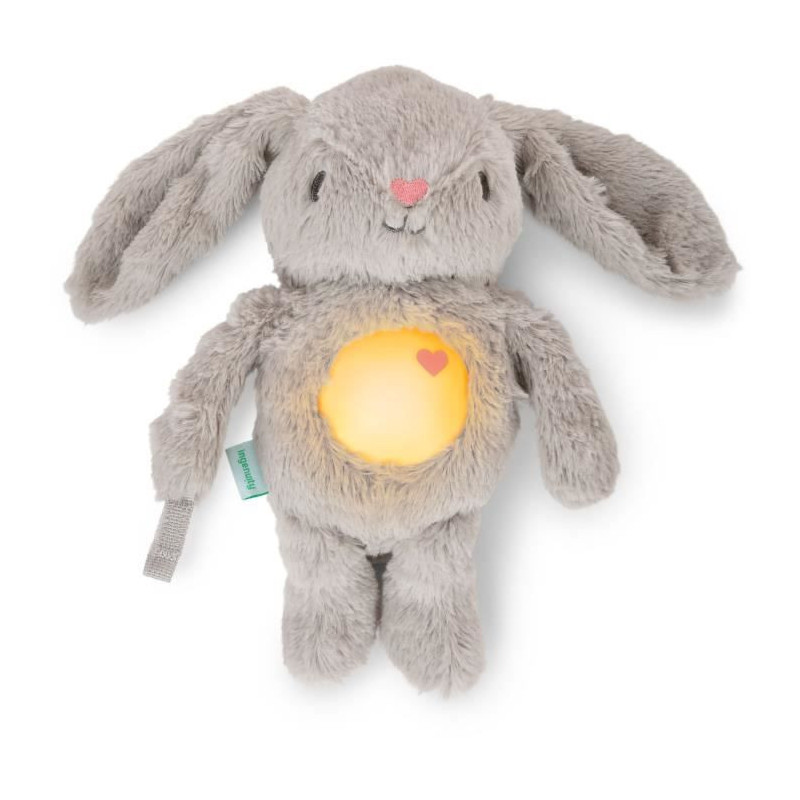 INGENUITY Baby Night Light, Rabbit Comforter, Sylvie Plush, Responds t