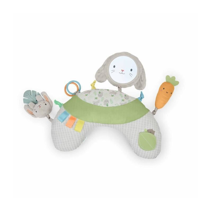 INGENUITY Sylvi Baby Play Mat for Tummy Time with Multi-Sensory Toys