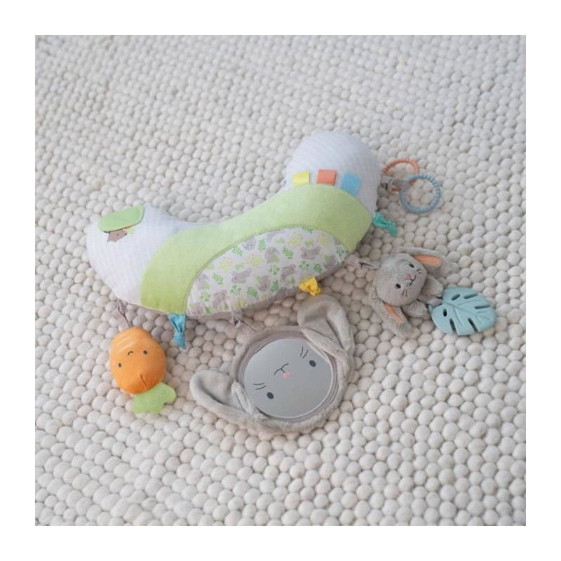 INGENUITY Sylvi Baby Play Mat for Tummy Time with Multi-Sensory Toys