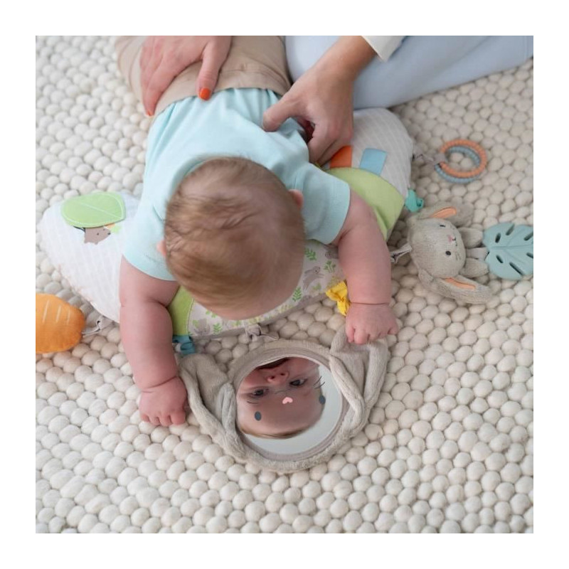 INGENUITY Sylvi Baby Play Mat for Tummy Time with Multi-Sensory Toys
